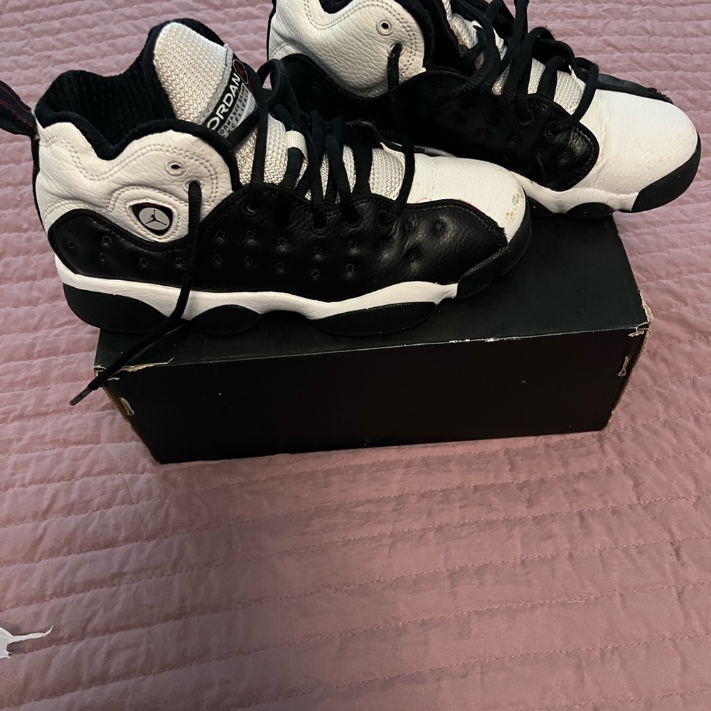 Black and white Jordan’s